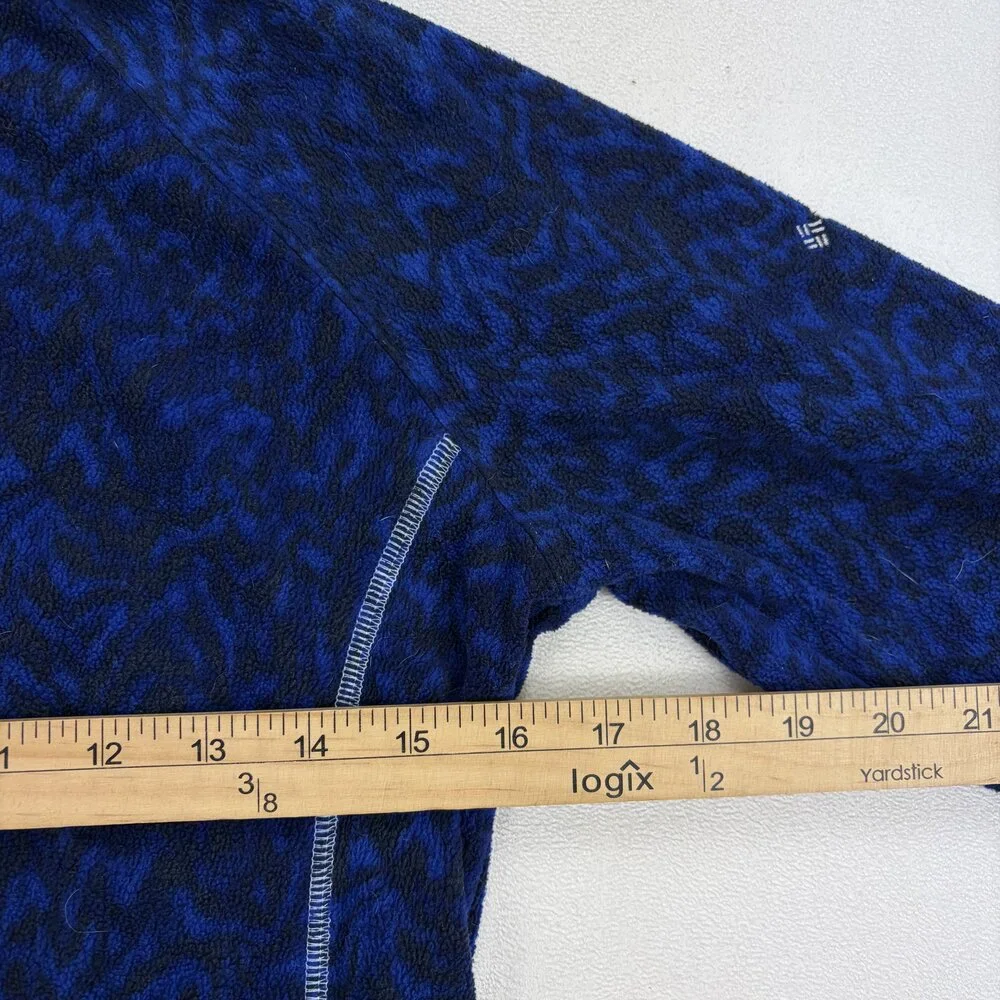 Columbia Women's‎ Blue Quarter-Zip Fleece Pullover Size S